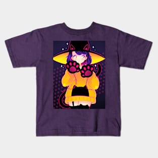 Neon Meow Kids T-Shirt